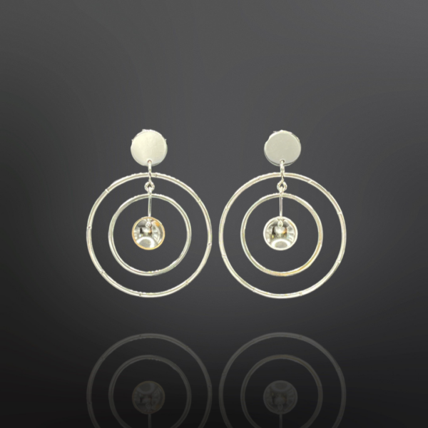 Arete INTI Plata colgante