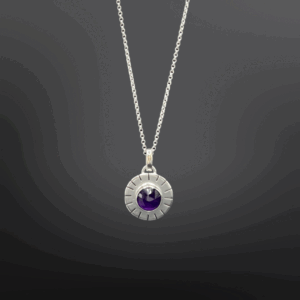 Collar SOL Plata con gema